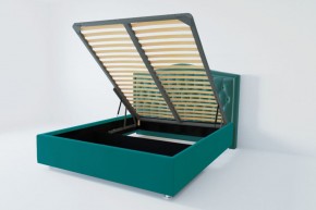 Кровать Нягань с ПМ 1400 (велюр бирюзовый) в Салехарде - salekhard.ok-mebel.com | фото
