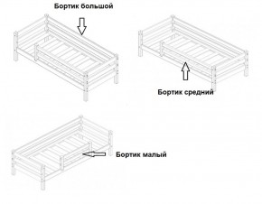 Кровать одноярусная Сонечка (800*1900) модульная в Салехарде - salekhard.ok-mebel.com | фото 3