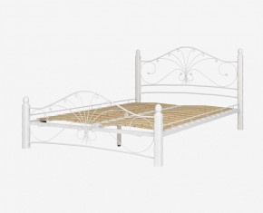 Кровать "Фортуна 1" КМД 2.01 Белая (1200*2000) (ножки-белые) с коваными элементами в Салехарде - salekhard.ok-mebel.com | фото 2