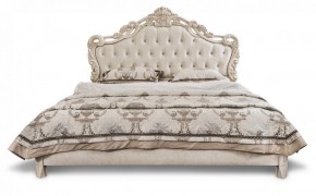 Кровать с мягким изголовьем "Патрисия" с основанием (1800) крем в Салехарде - salekhard.ok-mebel.com | фото