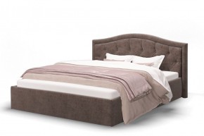 Кровать Стелла 1600*2000 Rock 05 (коричневый) в Салехарде - salekhard.ok-mebel.com | фото