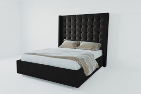 Кровать Венеция ЛЮКС с ПМ 900 (экокожа кольт ч) в Салехарде - salekhard.ok-mebel.com | фото 2
