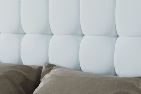 Кровать Венеция с ПМ 1600 (экокожа белая) в Салехарде - salekhard.ok-mebel.com | фото 3