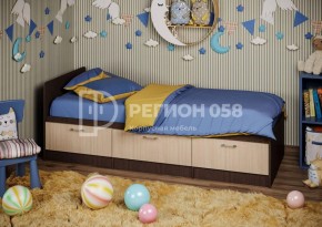 Кровать Юниор-5 ЛДСП в Салехарде - salekhard.ok-mebel.com | фото