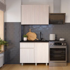 Кухня Тренд 1.0 м (Ясень белый) в Салехарде - salekhard.ok-mebel.com | фото