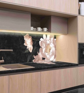 Кухонный фартук со столешницей (А-05) в едином стиле (3050 мм) в Салехарде - salekhard.ok-mebel.com | фото