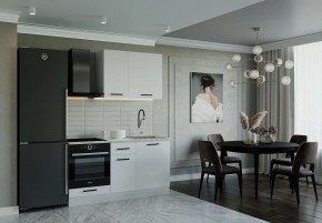 Кухонный гарнитур Белый Глянец 1600 (Стол. 38мм) в Салехарде - salekhard.ok-mebel.com | фото