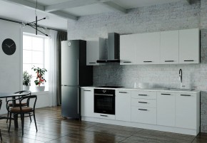 Кухонный гарнитур Белый Глянец 2800 (Стол. 38мм) в Салехарде - salekhard.ok-mebel.com | фото
