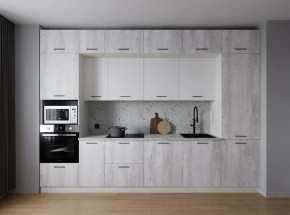 Кухонный гарнитур Бланка 3400 (Стол. 38мм) в Салехарде - salekhard.ok-mebel.com | фото