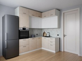 Кухонный гарнитур Демо 2200*1700 (Стол. 38мм) в Салехарде - salekhard.ok-mebel.com | фото