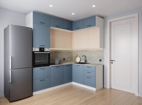 Кухонный гарнитур Фьюжн 2200*1700 (Стол. 26мм) в Салехарде - salekhard.ok-mebel.com | фото