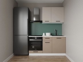 Кухонный гарнитур Каппучино 1600 (Стол. 38мм) в Салехарде - salekhard.ok-mebel.com | фото