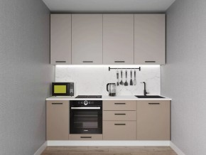 Кухонный гарнитур Каппучино 2200 h950 (Стол. 26мм) в Салехарде - salekhard.ok-mebel.com | фото