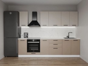 Кухонный гарнитур Каппучино 2800 (Стол. 26мм) в Салехарде - salekhard.ok-mebel.com | фото