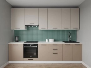 Кухонный гарнитур Каппучино 3000 h950 (Стол. 38мм) в Салехарде - salekhard.ok-mebel.com | фото