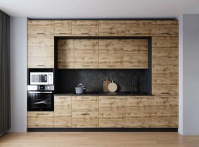 Кухонный гарнитур Крафт 3400 (Стол. 26мм) в Салехарде - salekhard.ok-mebel.com | фото