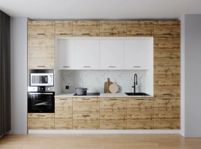 Кухонный гарнитур Лада 3400 (Стол. 26мм) в Салехарде - salekhard.ok-mebel.com | фото