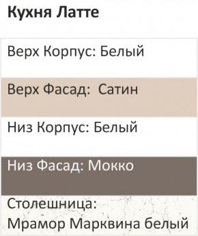 Кухонный гарнитур Латте 1200 (Стол. 26мм) в Салехарде - salekhard.ok-mebel.com | фото 3