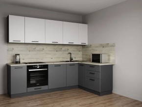 Кухонный гарнитур Меренга 2600*1600 (Стол. 38мм) в Салехарде - salekhard.ok-mebel.com | фото