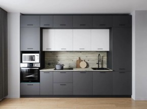 Кухонный гарнитур Меренга 3400 (Стол. 26мм) в Салехарде - salekhard.ok-mebel.com | фото