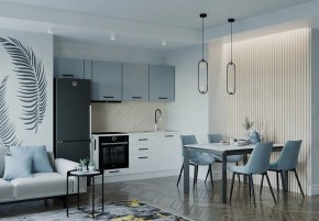 Кухонный гарнитур Ниагара 2550 (Стол. 38мм) в Салехарде - salekhard.ok-mebel.com | фото