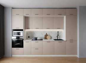 Кухонный гарнитур Шампань 3400 (Стол. 38мм) в Салехарде - salekhard.ok-mebel.com | фото