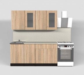 Кухня Симона Демо 1700 (Венга/Дуб Сонома) в Салехарде - salekhard.ok-mebel.com | фото 7