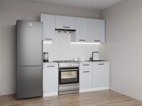 Кухонный гарнитур Смоки 2000 (Стол. 26мм) в Салехарде - salekhard.ok-mebel.com | фото