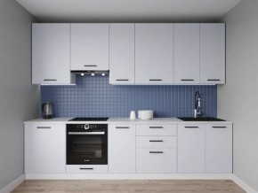 Кухонный гарнитур Смоки 2400 h950 (Стол. 38 мм) в Салехарде - salekhard.ok-mebel.com | фото
