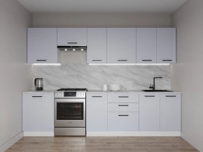 Кухонный гарнитур Смоки 3000 (Стол. 26мм) в Салехарде - salekhard.ok-mebel.com | фото