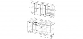 Кухонный гарнитур Старое Дерево 1800 (Стол. 26мм) в Салехарде - salekhard.ok-mebel.com | фото 2
