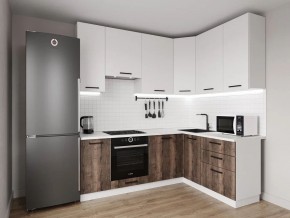 Кухонный гарнитур Старое Дерево 2200*1600 h950 (Стол. 26мм) в Салехарде - salekhard.ok-mebel.com | фото