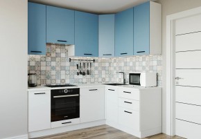 Кухонный гарнитур угловой Капри 2200х1600 h950 (Стол. 38мм) в Салехарде - salekhard.ok-mebel.com | фото