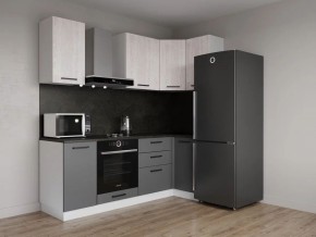 Кухонный гарнитур угловой Санторини 2200*1000 (Стол. 38мм) в Салехарде - salekhard.ok-mebel.com | фото