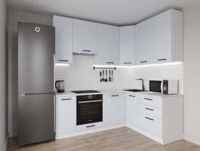 Кухонный гарнитур угловой Смоки 2200*1600 h950 (Стол. 38мм) в Салехарде - salekhard.ok-mebel.com | фото