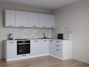 Кухонный гарнитур угловой Смоки 2600*1600 (Стол. 38 мм) в Салехарде - salekhard.ok-mebel.com | фото
