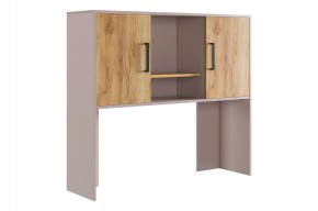 ЛАЙТ 2 Надстройка стола компьютерного (1200) кашемир в Салехарде - salekhard.ok-mebel.com | фото