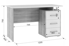 ЛАЙТ 2 Стол компьютерный (1200) в Салехарде - salekhard.ok-mebel.com | фото 2