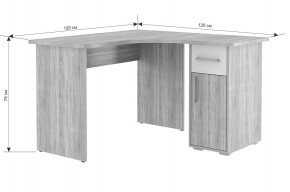 ЛАЙТ К1 Компьютерный стол в Салехарде - salekhard.ok-mebel.com | фото 4
