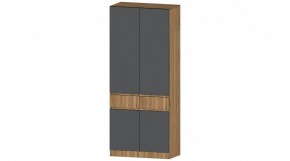 ЛЕНОРА Шкаф 2х створчатый (графит) в Салехарде - salekhard.ok-mebel.com | фото