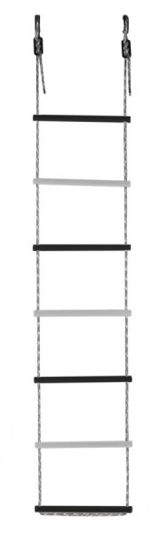 Лестница веревочная 7 перекладин цв.черный, белый D=25  в Салехарде - salekhard.ok-mebel.com | фото