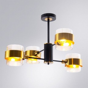Люстра на штанге Arte Lamp Carlo A8205SP-4BK в Салехарде - salekhard.ok-mebel.com | фото 2