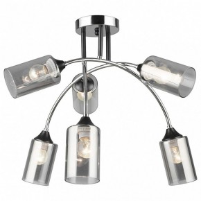 Люстра на штанге Imex MD.2195 MD.2195-6-S-BK+CH в Салехарде - salekhard.ok-mebel.com | фото