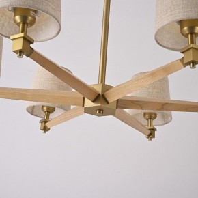 Люстра на штанге Imperiumloft Jorgenson Beige/Light wood STAVRA01 в Салехарде - salekhard.ok-mebel.com | фото 6