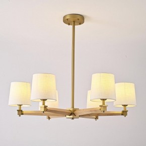 Люстра на штанге Imperiumloft Jorgenson White/Light wood STAVRA01 в Салехарде - salekhard.ok-mebel.com | фото 3