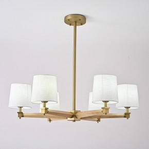 Люстра на штанге Imperiumloft Jorgenson White/Light wood STAVRA01 в Салехарде - salekhard.ok-mebel.com | фото 4