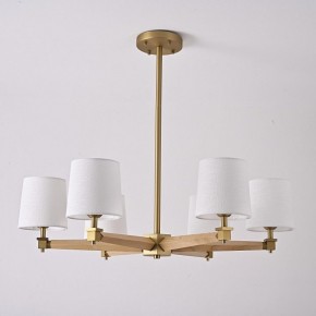 Люстра на штанге Imperiumloft Jorgenson White/Light wood STAVRA01 в Салехарде - salekhard.ok-mebel.com | фото 5