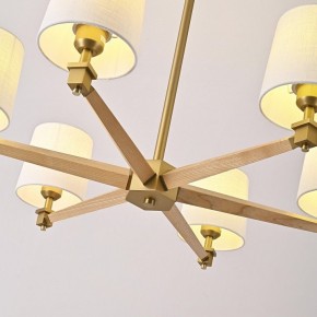 Люстра на штанге Imperiumloft Jorgenson White/Light wood STAVRA01 в Салехарде - salekhard.ok-mebel.com | фото 7