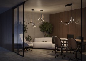 Люстра на штанге Maytoni Wabi MOD428PL-L27BK в Салехарде - salekhard.ok-mebel.com | фото 6