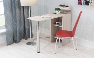 Стол маникюрный 4 трансформер с полками в Салехарде - salekhard.ok-mebel.com | фото